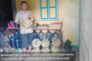 Di Rembang, Kelangkaan Tabung Gas Bersubsidi Terlihat Sejak Dua Minggu Terakhir