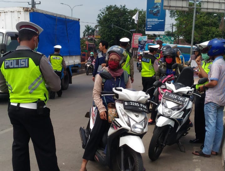 Tingkatkan Tertib Lalu Lintas, Polres Metro Kabupaten Bekasi Gelar Operasi Kendaraan Bermotor