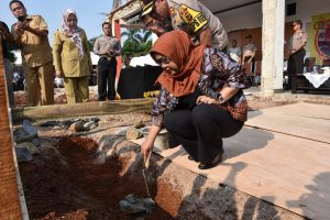 Bupati dan Kapolres, Peletakan Batu Pertama Pembangunan Gedung Sat Reskrim