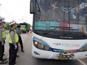 Sopir Bus Bohong, Kepolisian Resor Mesuji Tetap Perintah Kendaraan Bus Putar Balik