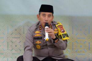 Polda Banten Kumandangkan Asmaul Husna di Masjid Baiturrohman