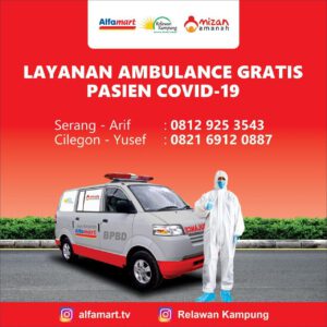 Bantu Pasien Covid-19, Alfamart Siapkan Ambulance Gratis Untuk Warga Banten