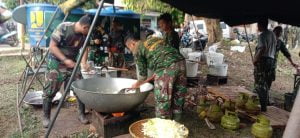 Pasca Bencana Banjir, Denbekang III-44-04/Serang Dirikan Posko Dapur Lapangan 1 IMG 20220303 WA0109