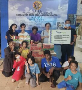 Salurkan Bantuan ke Panti Asuhan Korban Kebakaran di Bekasi