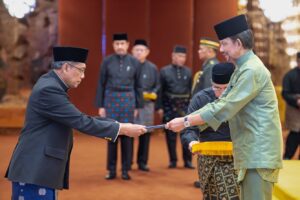 Duta Besar RI Serahkan Surat Kepercayaan kepada Sultan Brunei