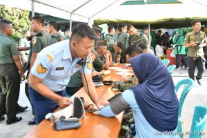 Jelang HUT TNI Ke-78, Korem 133/Nani Wartabone Gelar Baksos Kesehatan 2 IMG 20230924 WA0077