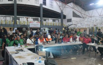 Suasana Rapat Pleno Rekapitulasi di PPK Tambun Selatan.