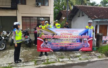 Ciptakan Kamseltibcar Lantas, Polres Kulon Progo Patroli Gabungan di Daerah Rawan Laka